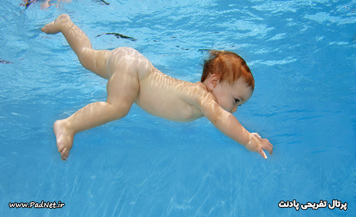 کودکان زیر آب
